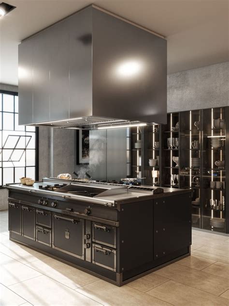 Luxury Island Kitchens And Cooking Islands Officine Gullo Black