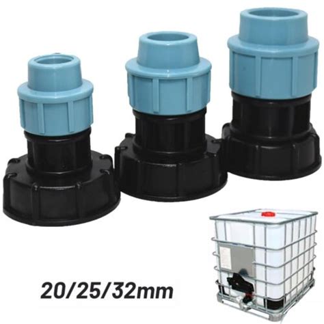 Adaptateur De R Servoir IBC Bleu Avec Fil S60X6 Pour Une Connexion MDPE