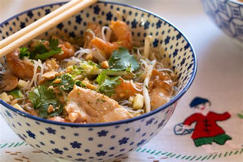 Bo Bun Au Poulet Crevettes Bún Gà Và Tôm