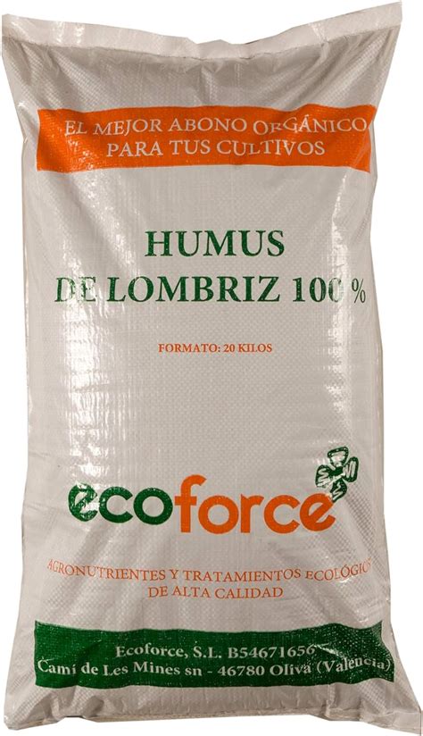 Cultivers Humus De Lombriz Ecol Gico Kg L Abono Para Plantas