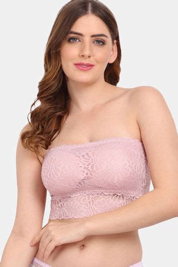 Buy Amour Secret Padded Non Wired High Coverage Tube Bra Pink At Rs