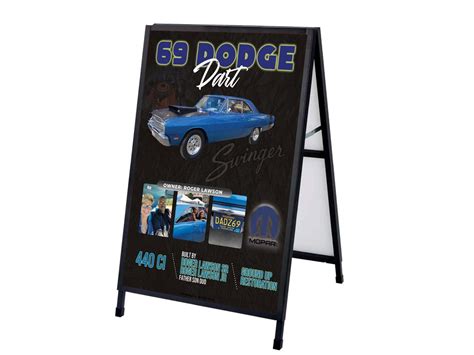 Custom Car Show Display Sign Board Personalized Plaque For Car