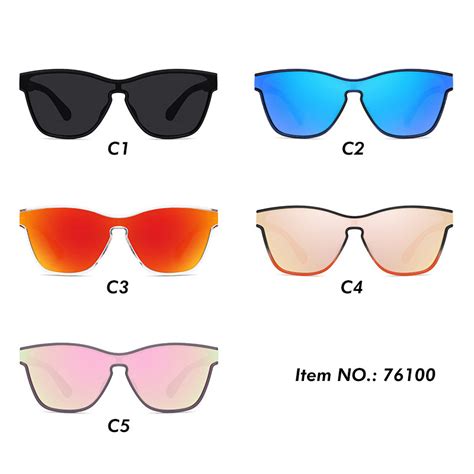 Wholesale Polarized Light Weight One Piece Lens Sunglasses