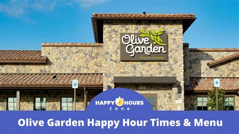 Olive Garden Happy Hour Times And Menu 2024