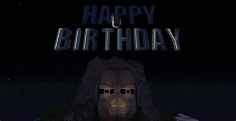 Happy Birthday Map For Your Friends Minecraft Map