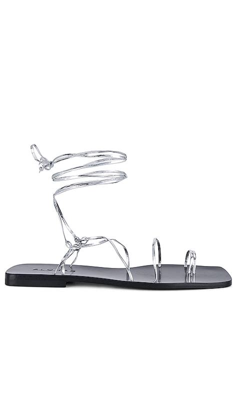 Alohas Bamboo Shimmer Sandal In Silver Revolve