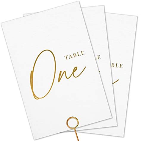 Gold Wedding Table Numbers That Will Impress Your Guests