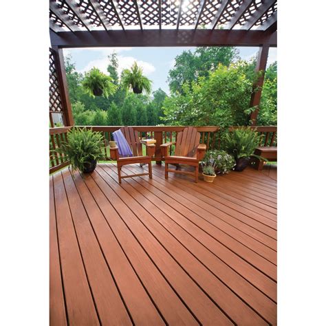 Shop Olympic Pre-Tinted Redwood Solid Exterior Stain (Actual Net ...