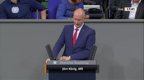 Aktuell Rede J Rn K Nig Afd Am November Im Deutschen Bundestag