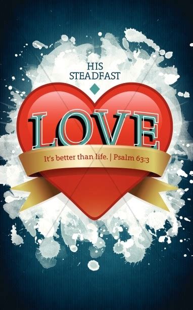 Steadfast Love Church Bulletin | Clover Media