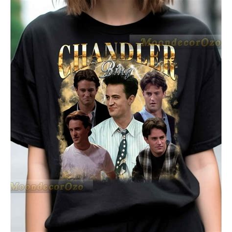 [BLACK] Limited Vintage Chandler Bing Tshirt, Chandler Bing , Chandler Bing Sweatshirt, Chandler ...