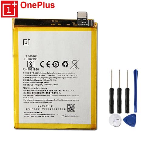 OnePlus Original Replacement Phone Battery BLP633 For OnePlus 3T 1 3T