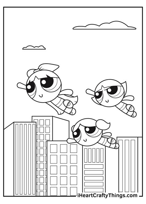 The Powerpuff Girls Coloring Pages Free Coloring Pages Printables