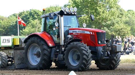 Massey Ferguson Dyna Vt Tractor Pulling Nibe Youtube