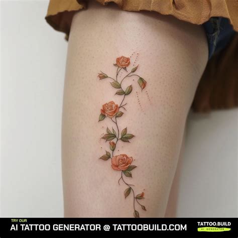 Rose Vine Tattoo Meaning: All you Need to Know - Tattoo Build