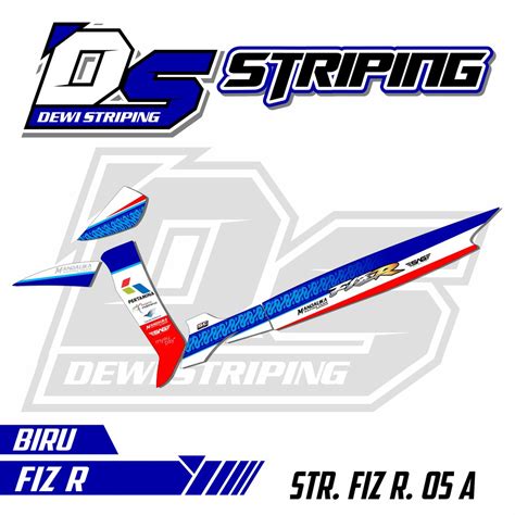 Jual Sticker Striping Lis Variasi Yamaha Fiz R Semifull Desain