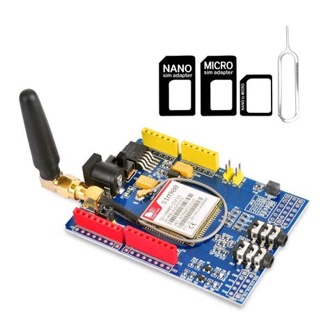 Aliexpress Buy Osoyoo Quad Band Gsm Gprs Sim Shield