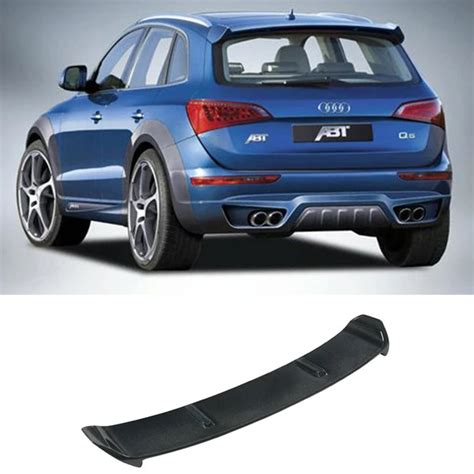 Q5 Carbon Fiber Rear Roof Lip Spoiler Wing For Audi Q5 2009 2013 In