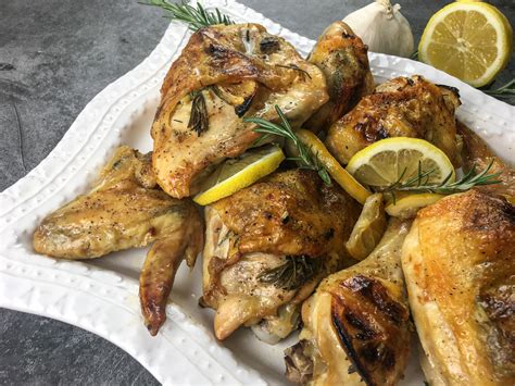 Easy Roasted Chicken With Rosemary And Lemon Eat Mediterranean Food