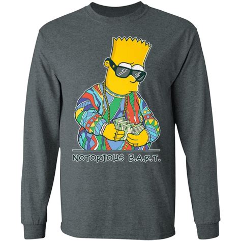 Notorious Bart Simpson Shirt T Shirt Hoodie Tank Top Sweatshirt