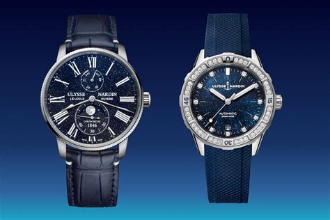 The New Ulysse Nardin Marine Torpilleur Moonphase Aventurine And Diver