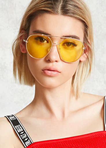 Yellow Aviator Sunglasses TopSunglasses Net