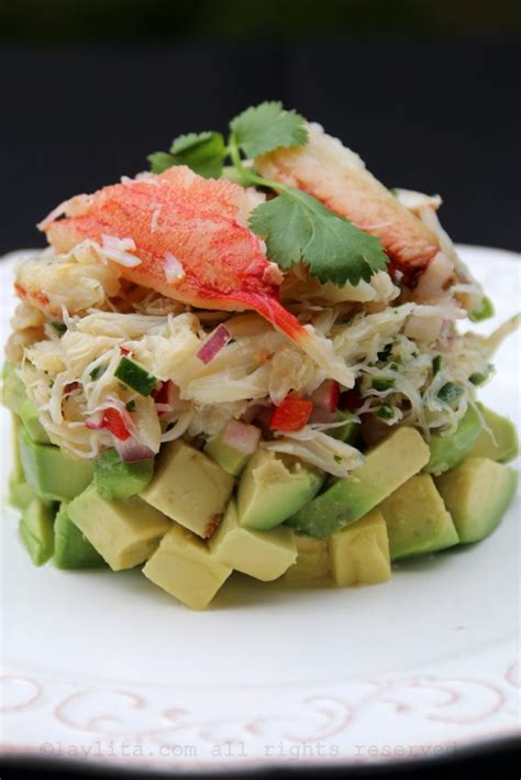 Crab Avocado Stack Salad Laylitas Recipes