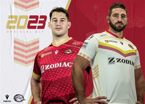 Dragons Catalans News 2022 Nov Dragons Unveil 2023 Kits