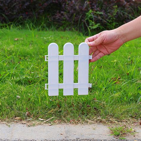 Roudbright Pvc Garden Fence Mini Decorative Fencing For Flower Beds