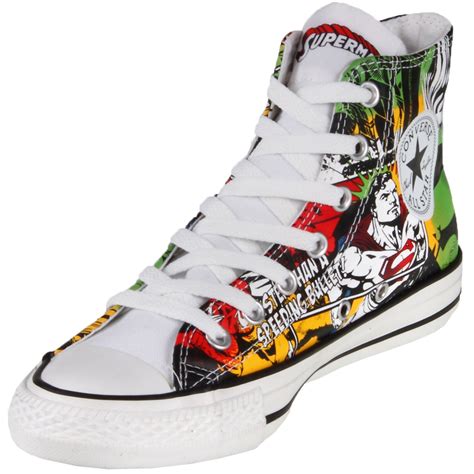 Converse Chuck Taylor 120822 Dc Comics Canvas Print Superman Hi Top