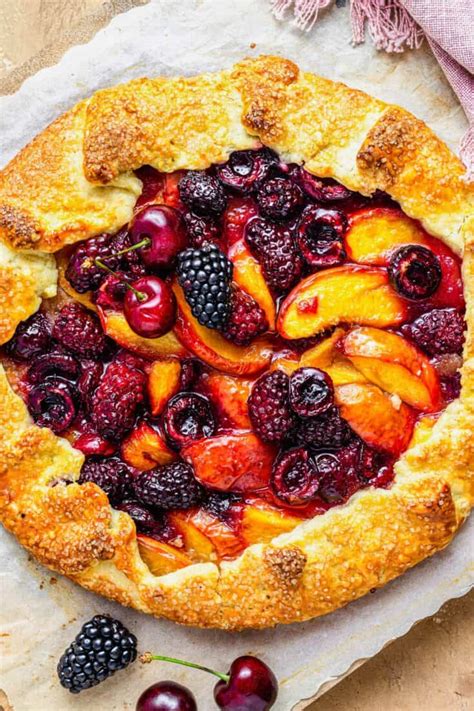 Stone Fruit And Blackberry Galette Stunning Fruit Galette Recipe