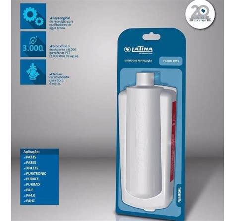 Latina Filtro Purificador De Gua Pe As Oferta Frete Gr Tis