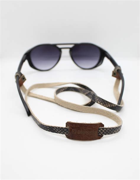 Straps De Cuero Para Lentes Color Cobra