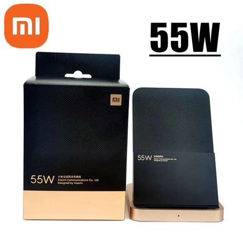 55w Xiaomi 12 Wireless Charger Original Qi Fast Charging Stand Chargers ...