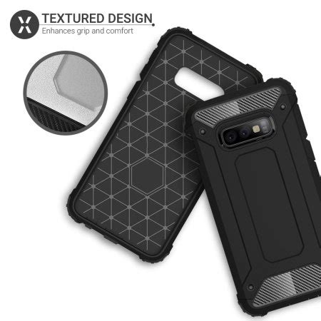 Olixar Delta Armour Protective Samsung Galaxy S10e Case Black