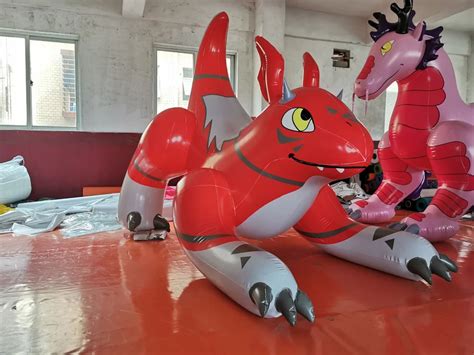 Beile Factory Price Pvc 25m Long Inflatable Red Dragon For Sale Buy