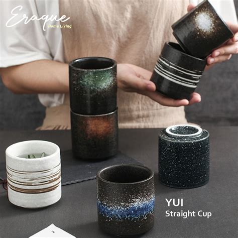 Jual Yui Japanese Straight Cup Gelas Cangkir Kecil Sloki Teh Kopi