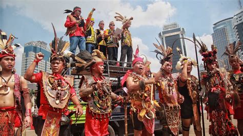 Tidak Dianggap Dalam Proyek Ikn Di Kalimantan Warga Dayak Geruduk