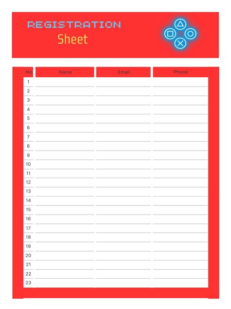 Gray Beige Minimalist Sign Up Sheet Form Pdf