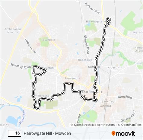 16 Route Schedules Stops And Maps Mowden Updated