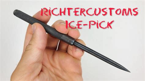 Small Pocket Ice Pick Edc Richtercustoms Review Youtube