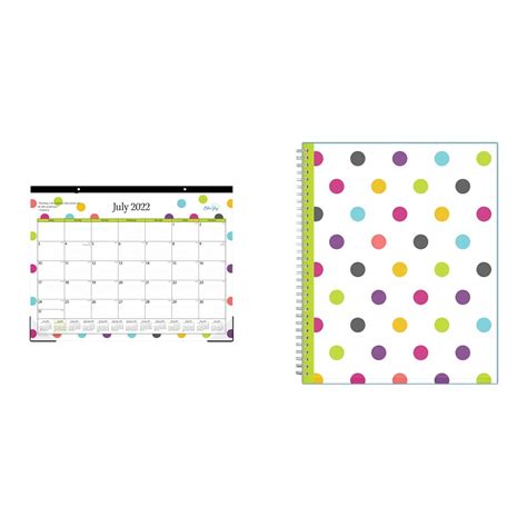 Blue Sky 2022 2023 Academic Year Teacher Monthly Desk Pad Calendar 22