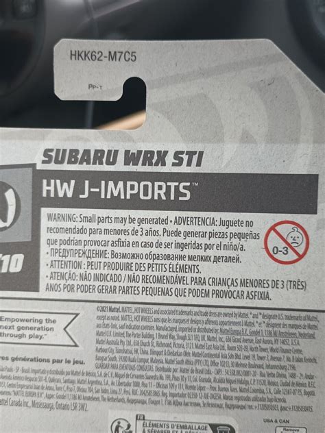 Hot Wheels Subaru Wrx Sti Hw J Imports Ubuy India