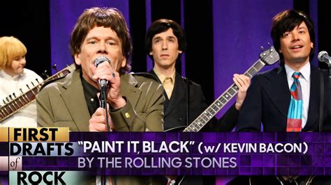 Watch Kevin Bacon Jimmy Fallon Rewrite The Rolling Stones Paint It