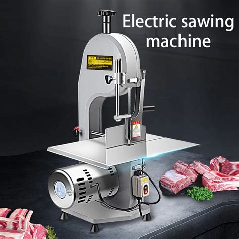 110v220v Commercial Meat Slicer Bone Cutting Machine Large Table