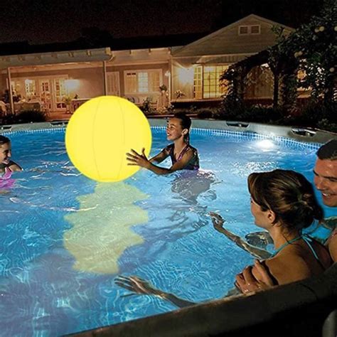 Lumières Flottantes pour Piscine Globe Solaire à LED étanche 16