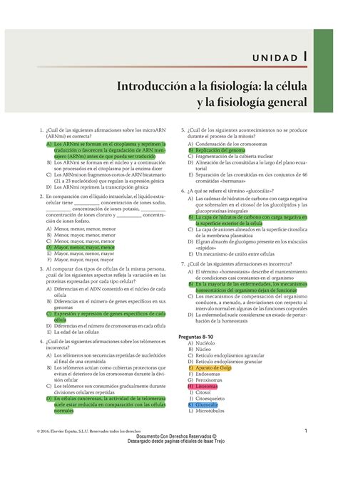 Guyton repaso 2016 Elsevier España S L Reservados todos los