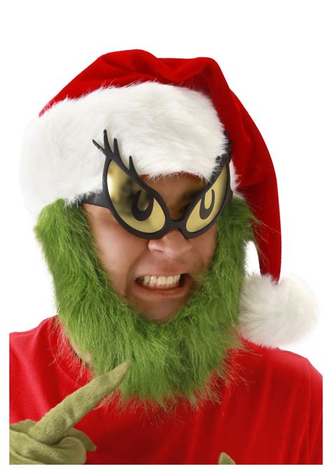 Grinch Hat With Fur Beard Halloween Costume Ideas 2023