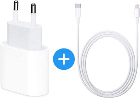 Iphone 12 Oplaadstekker 20w Usb C Power Oplader Met Kabel Geschikt Voor Apple Iphone