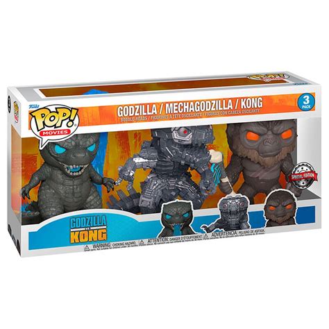 Funko POP Godzilla VS Kong Exclusive Wielokolorowy Techinn Filmy